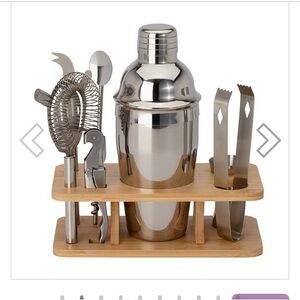 Cocktail Shaker Set with Recipe Cards